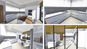 cucina angolo - viste di progetto